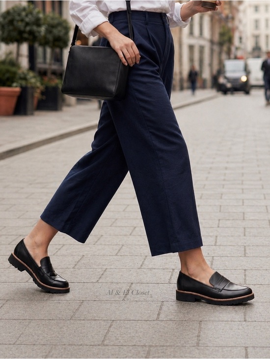 Vionic Shoes - Vionic Cheryl II Black Nappa Leather Loafers – Women’s Size 12W – New in Box
